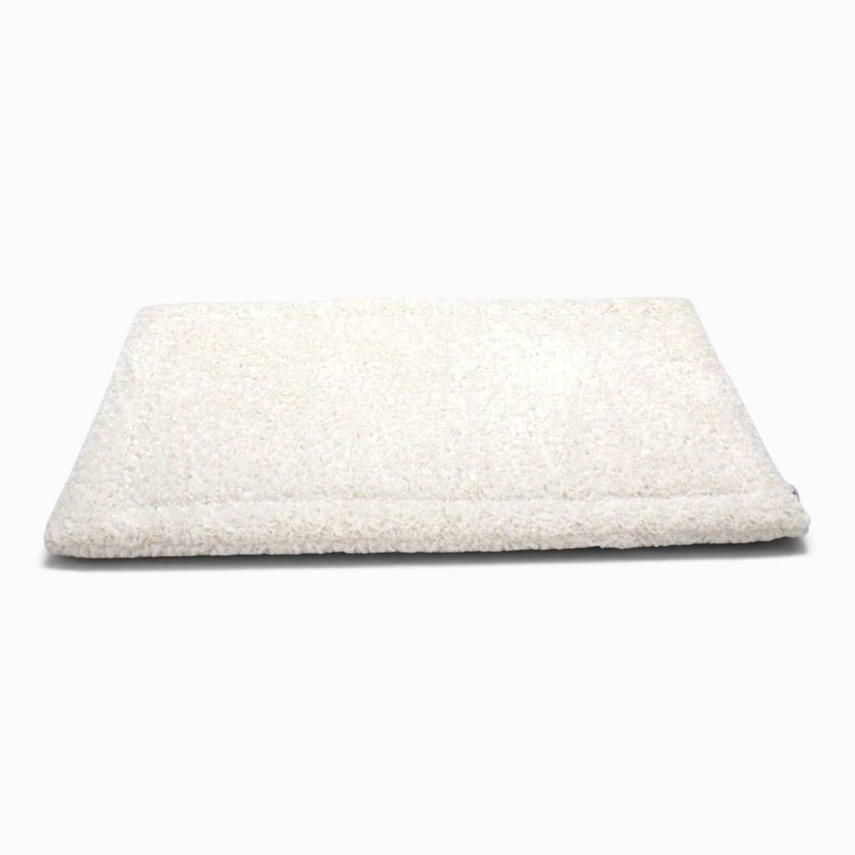 Wattierte Hundedecke Plaid Curly white