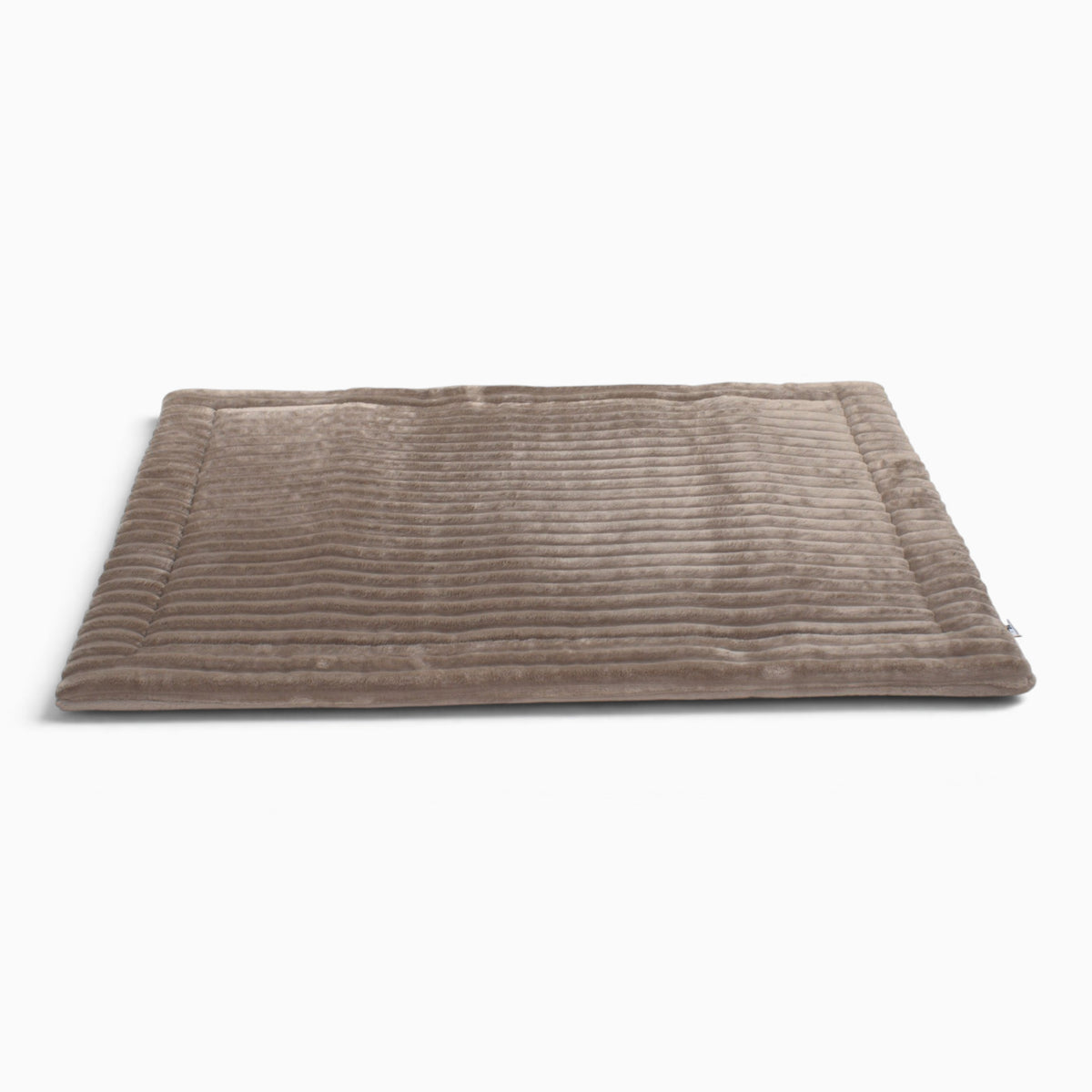 Wattierte Hundedecke Plaid Stripes nougat