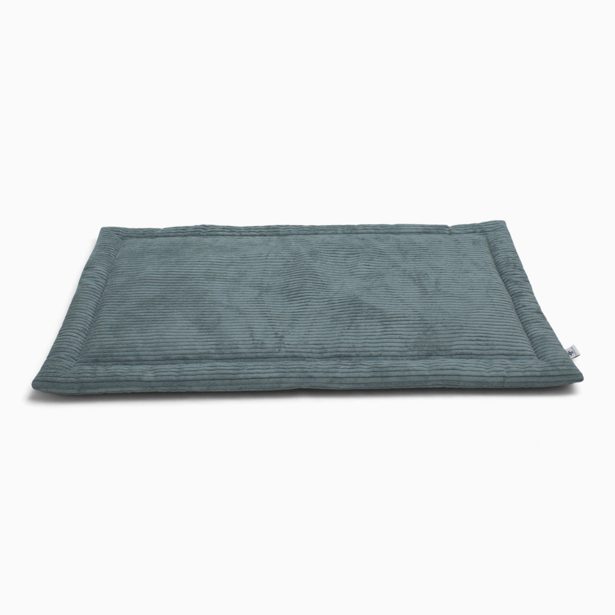 Wattierte Hundedecke Plaid Cord Emerald