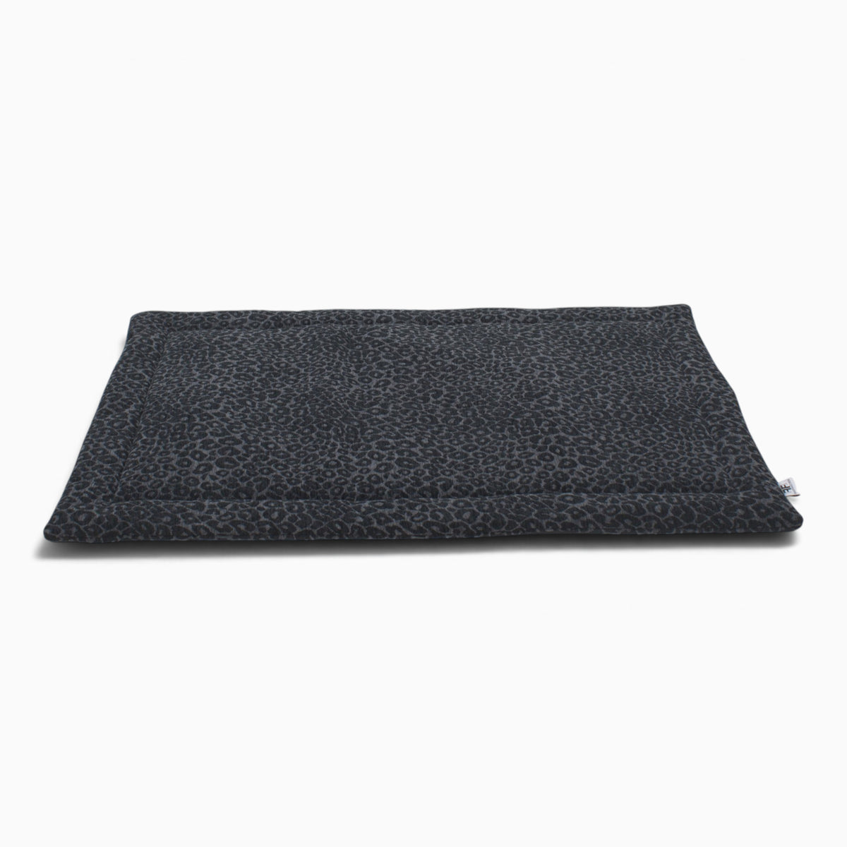 Wattierte Hundedecke Plaid Leo Noir