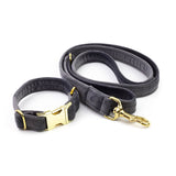 Frau Frauchen Leine Sametti Dunkelgrau für Hunde und Haustiere