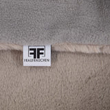 Frau Frauchen Wohndecke Kuscheldecke Premium Havanna für Hunde und Haustiere