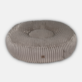 Hundebett CaLo Streifenplüsch Taupe