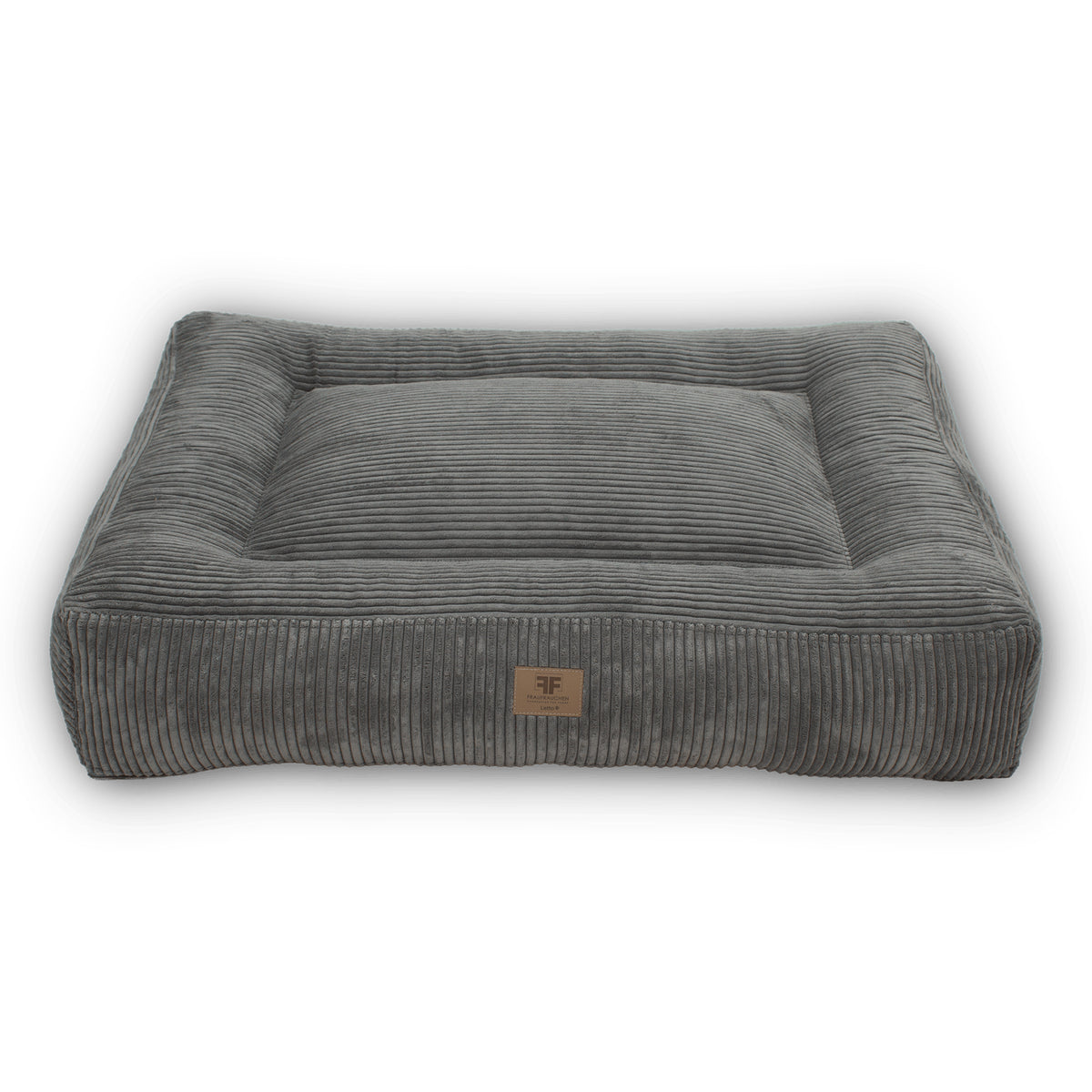 Hundebett Letto Cord Grigio