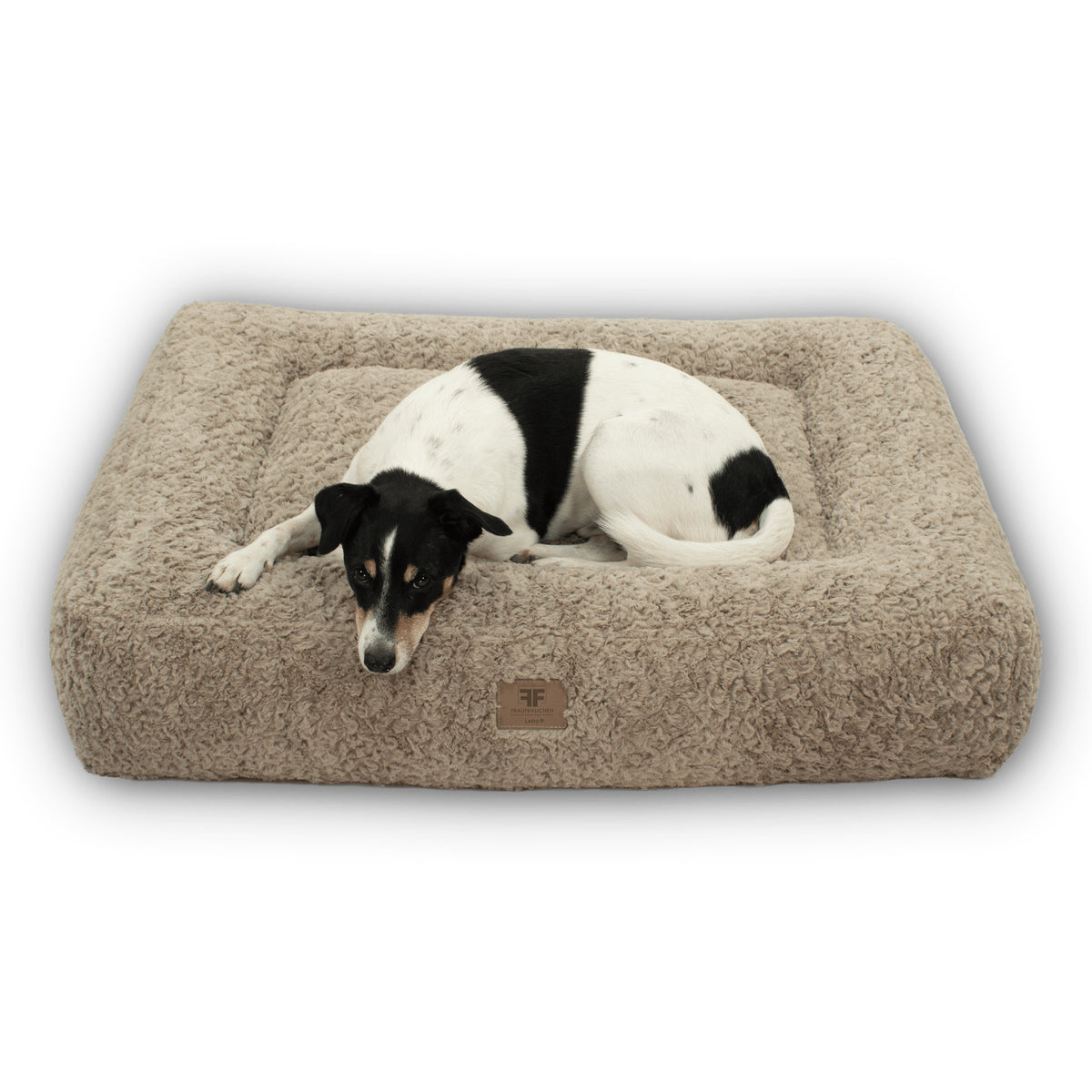 Hundebett Letto Curly sand