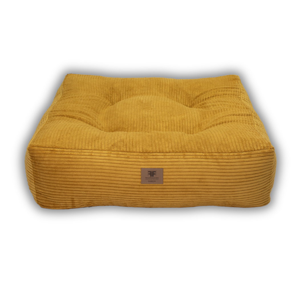 Hundebett Nubes® Cord Sahara