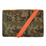 Frau Frauchen 2-in-1 Deckentasche Camo-Orange für Hunde und Haustiere