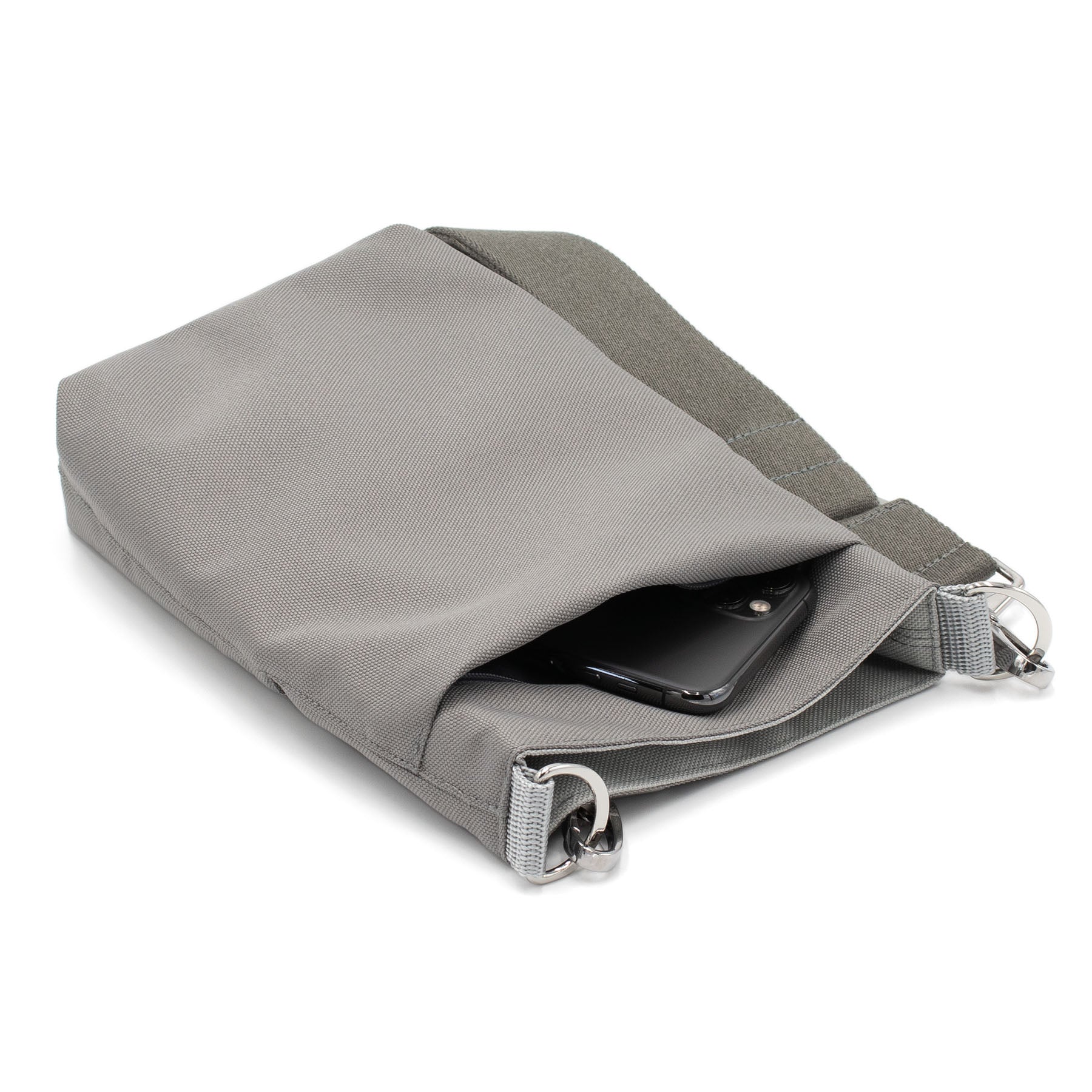 Frau Frauchen Gassitasche Hellgrau für Hunde und Haustiere