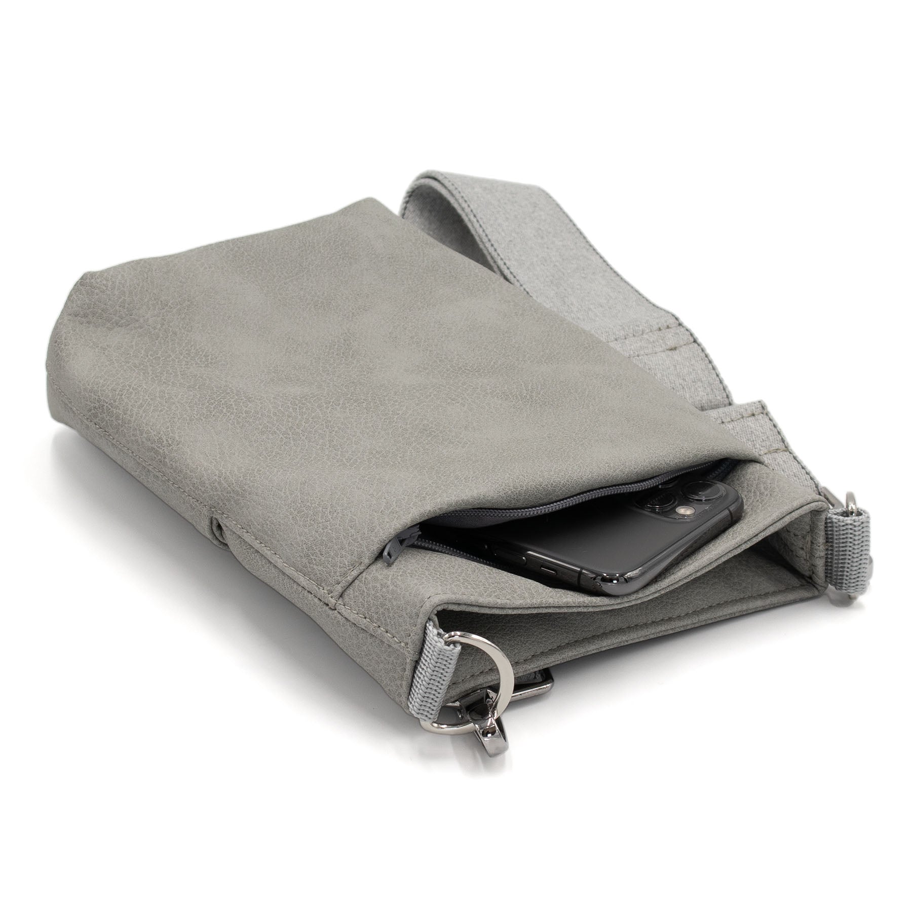 Frau Frauchen Gassitasche Business mit Silber für Hunde und Haustiere