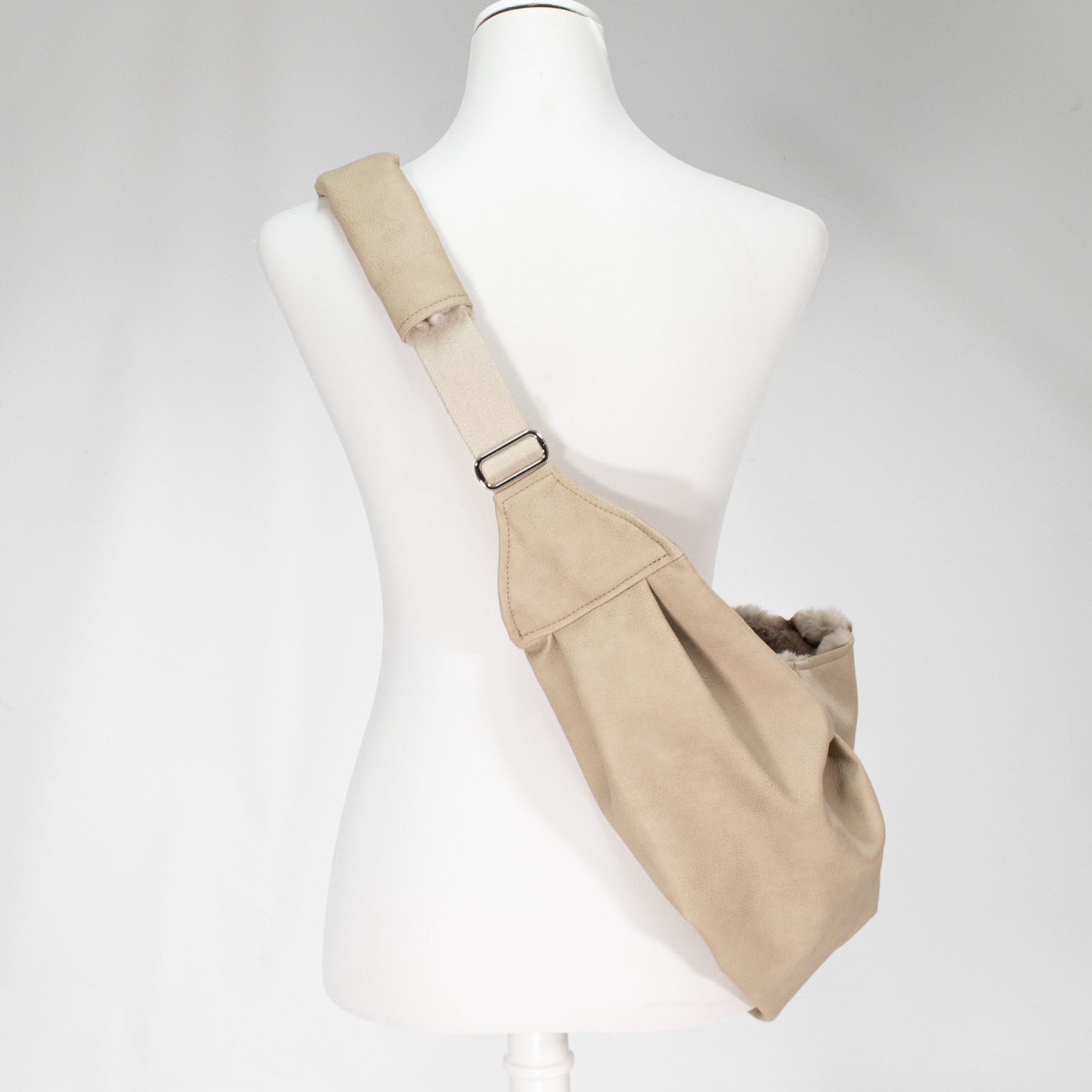 Frau Frauchen Hundetragetasche Cuddly-Bag Kunstleder Cottage für Hunde und Haustiere