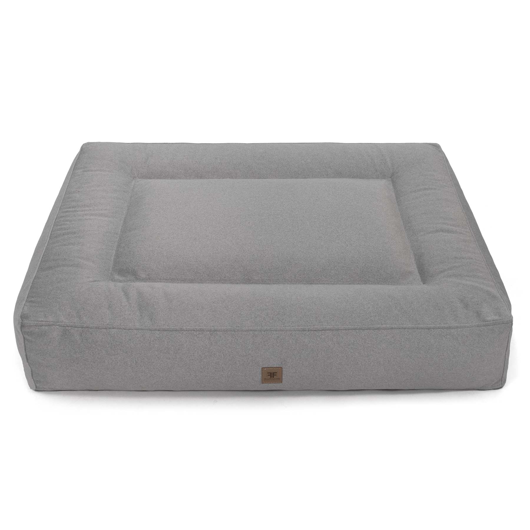 Frau Frauchen orthopädischs Hundebett Letto Flanell Stone für Hunde und Haustiere