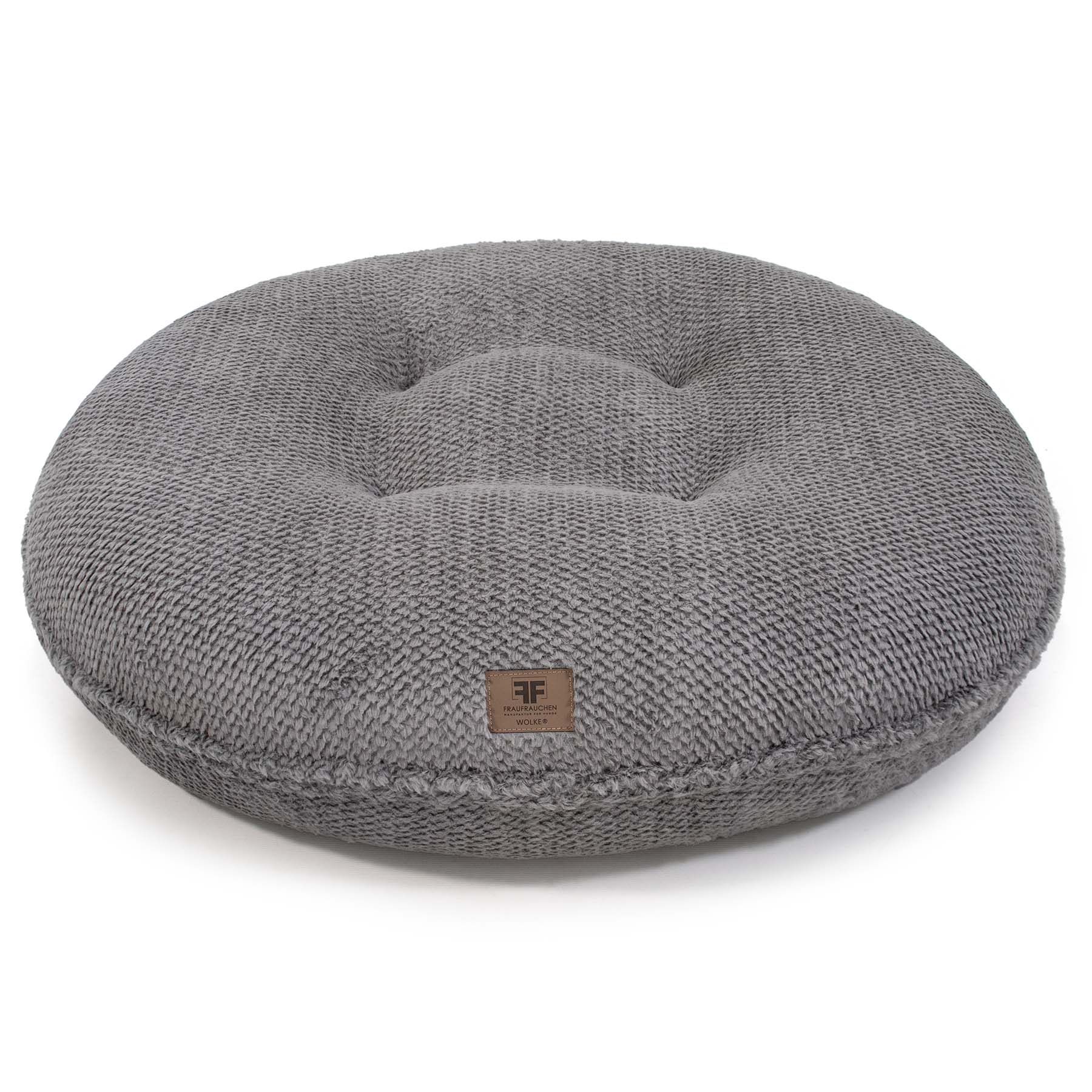 Orthopdisches Hundebett Wolke Dots Grey | Frau Frauchen