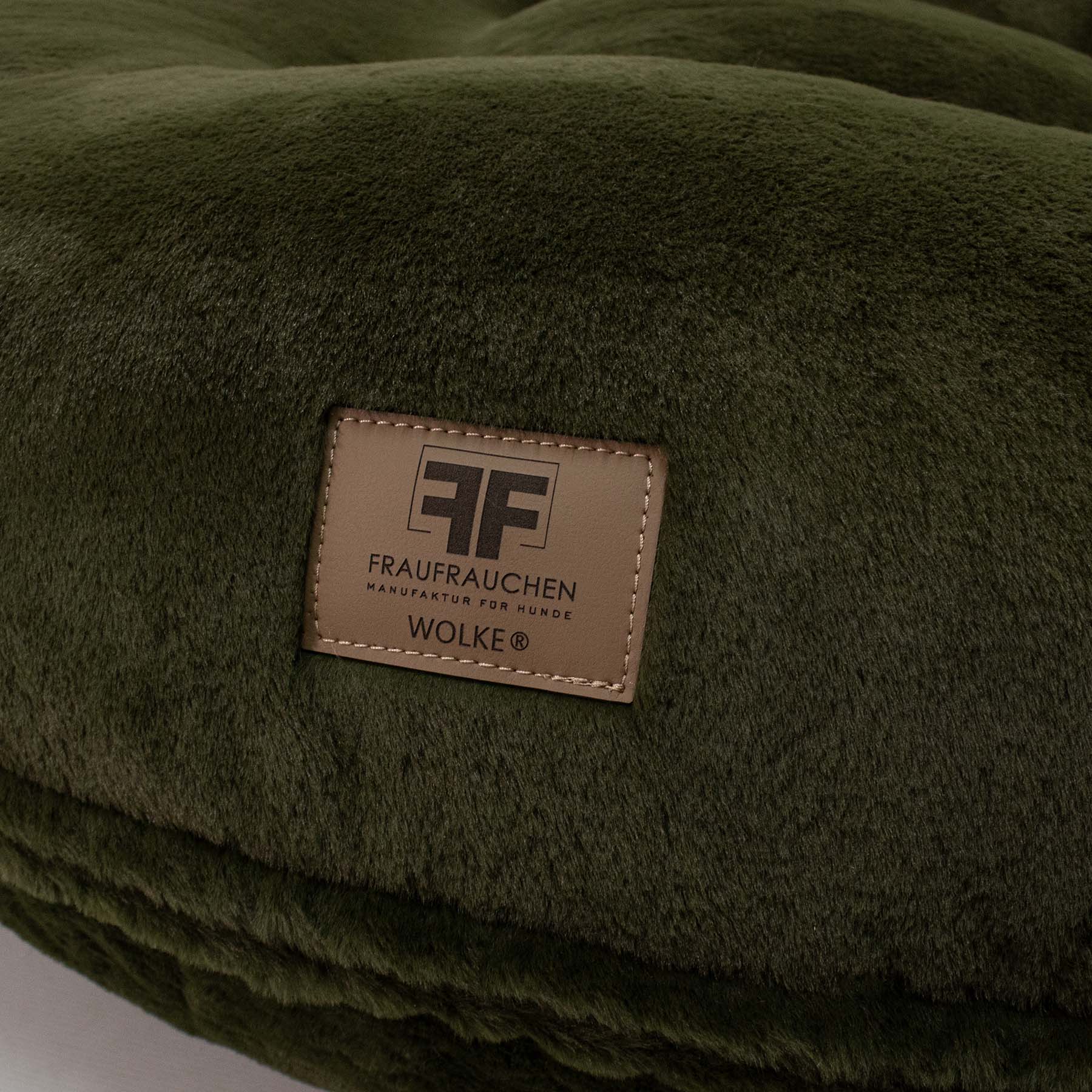 Frau Frauchen orthopädisches Hundebett Wolke Premium Moos für Hunde und Haustiere