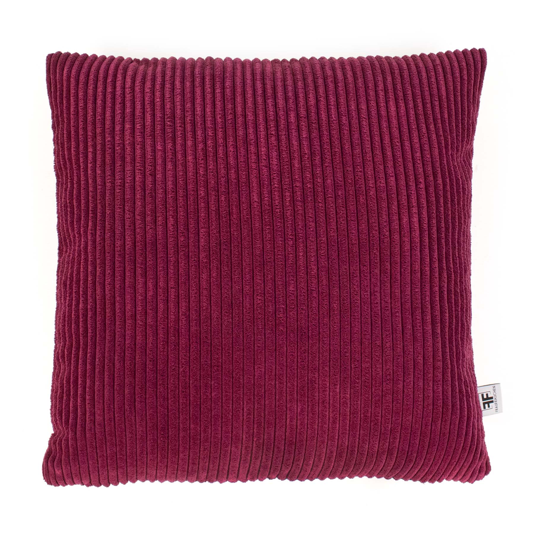 Frau Frauchen Orthopädisches Wohnkissen Cord Merlot für Hunde und Haustiere