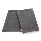 Frau Frauchen wattierte Hundedecke Plaid Cord Grigio für Hunde und Haustiere