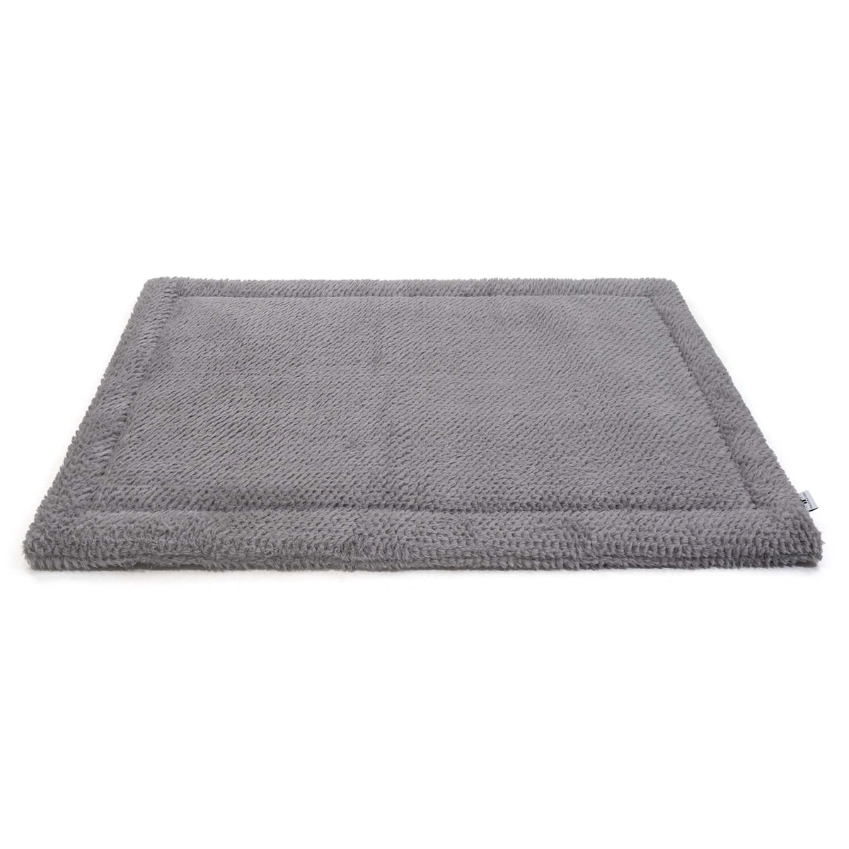 Wattierte Hundedecke Plaid Dots grey