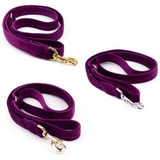Frau Frauchen Leine Sametti Lila für Hunde und Haustiere