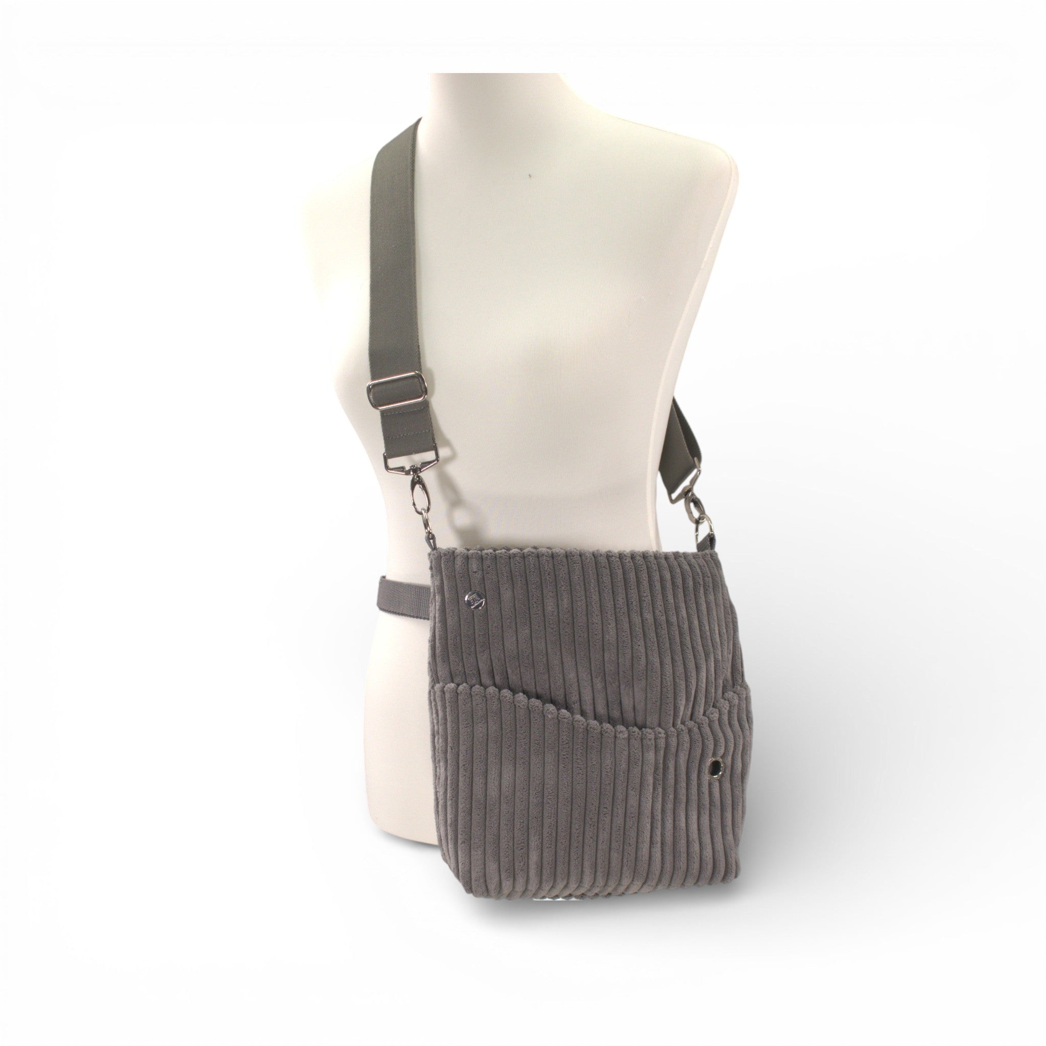 Gassitasche BIG Cord Grigio