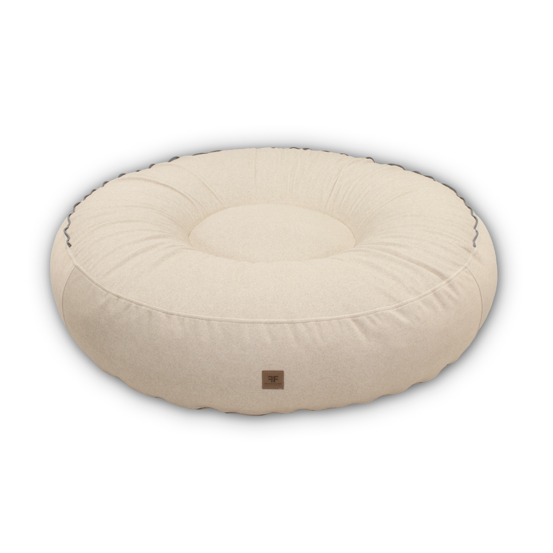 Hundebett CaLo Flanell Ivory