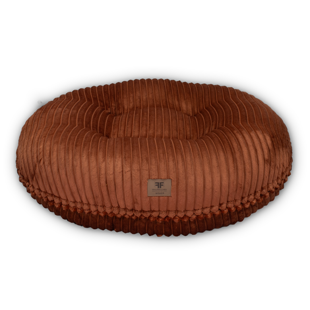 Hundebett Wolke® Stripes Zimt