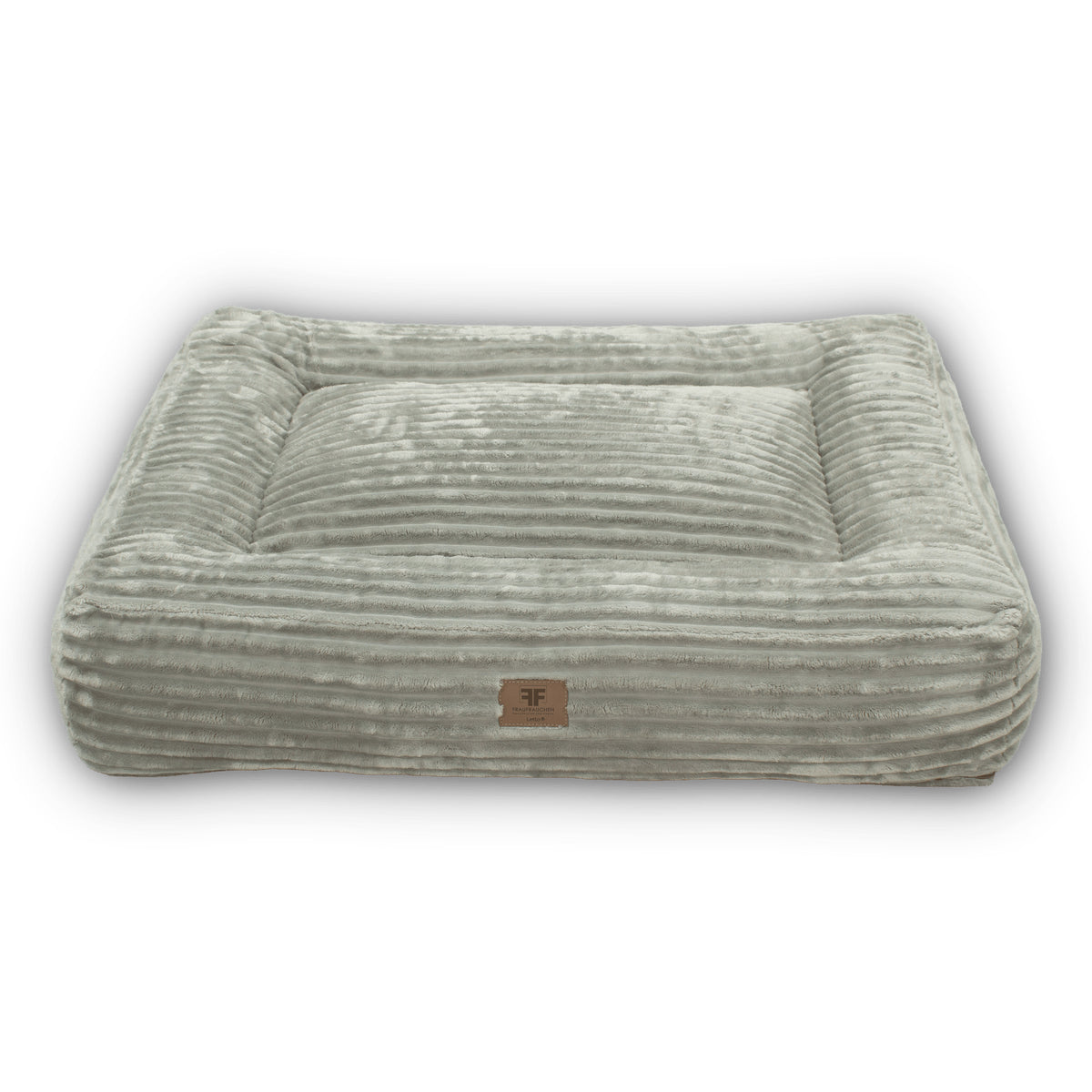 Hundebett Letto Stripes light grey