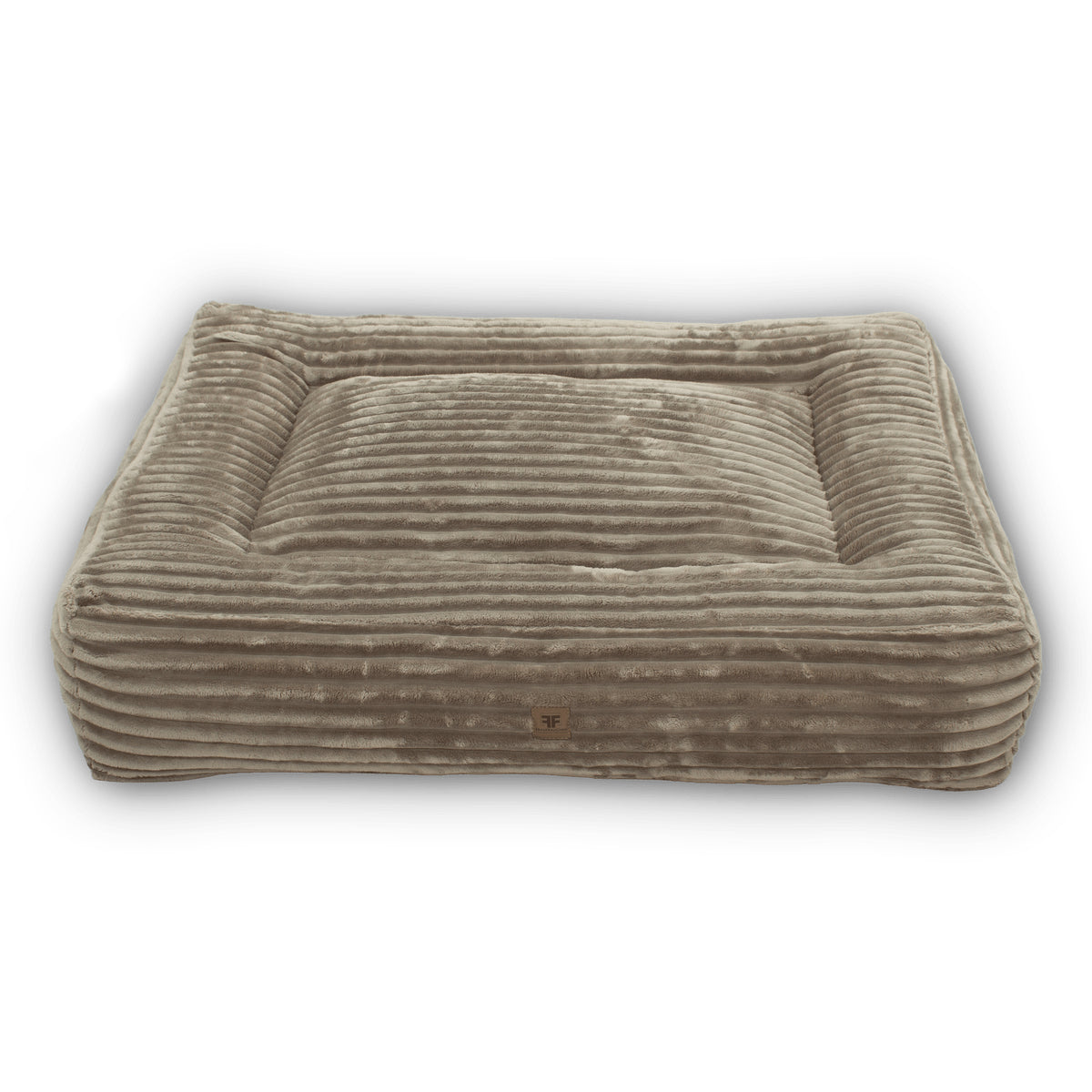 Hundebett Letto Stripes taupe