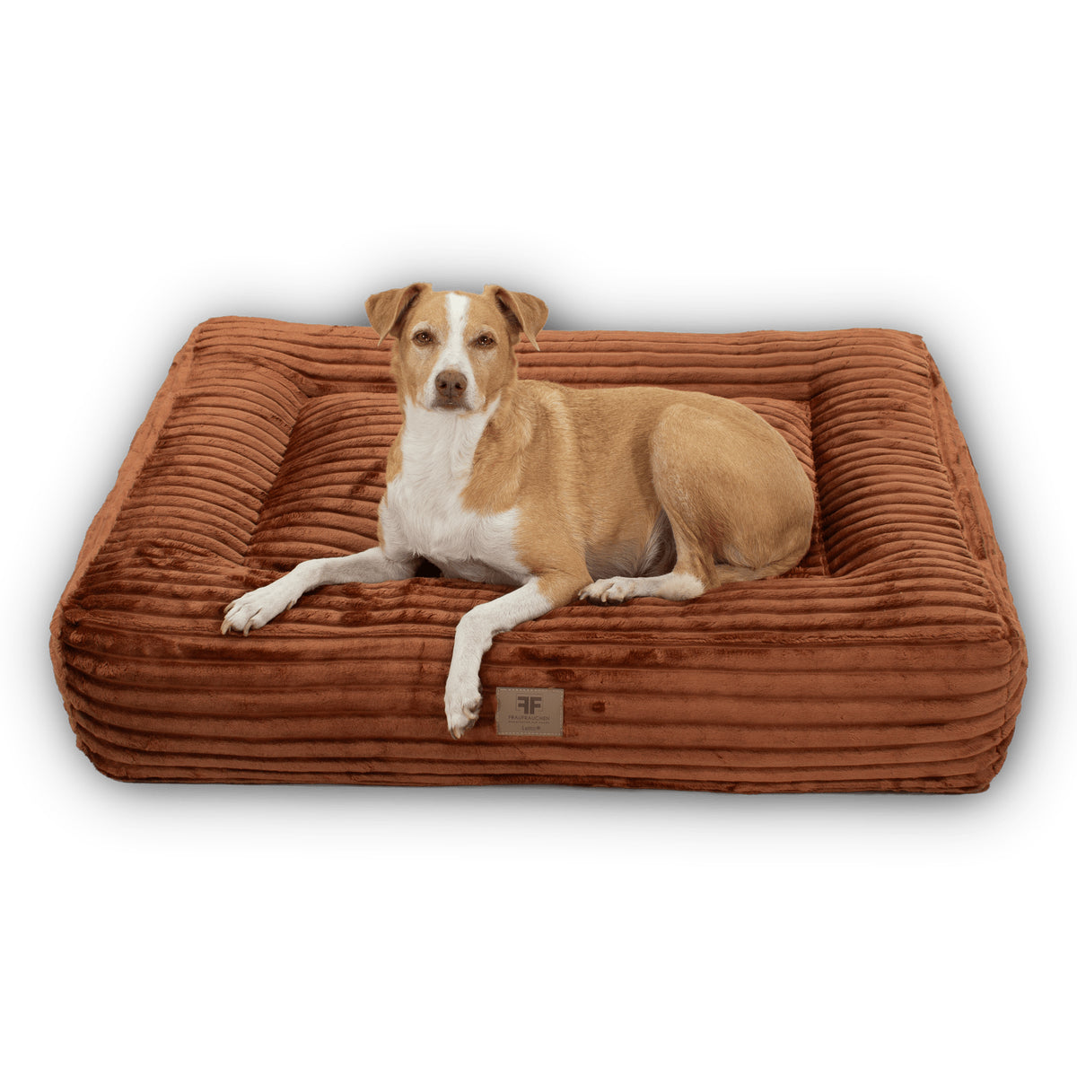 Hundebett Letto Stripes Zimt