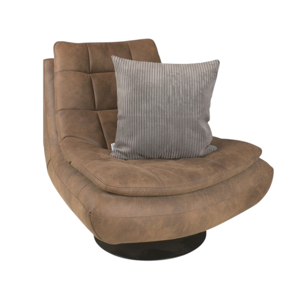 Wohnkissen Cord Grigio