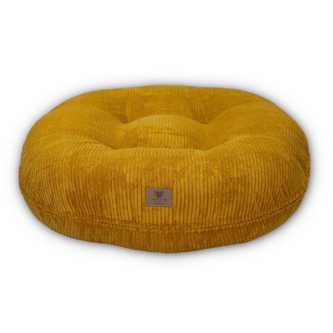 Hundebett Wolke® Cord Sahara
