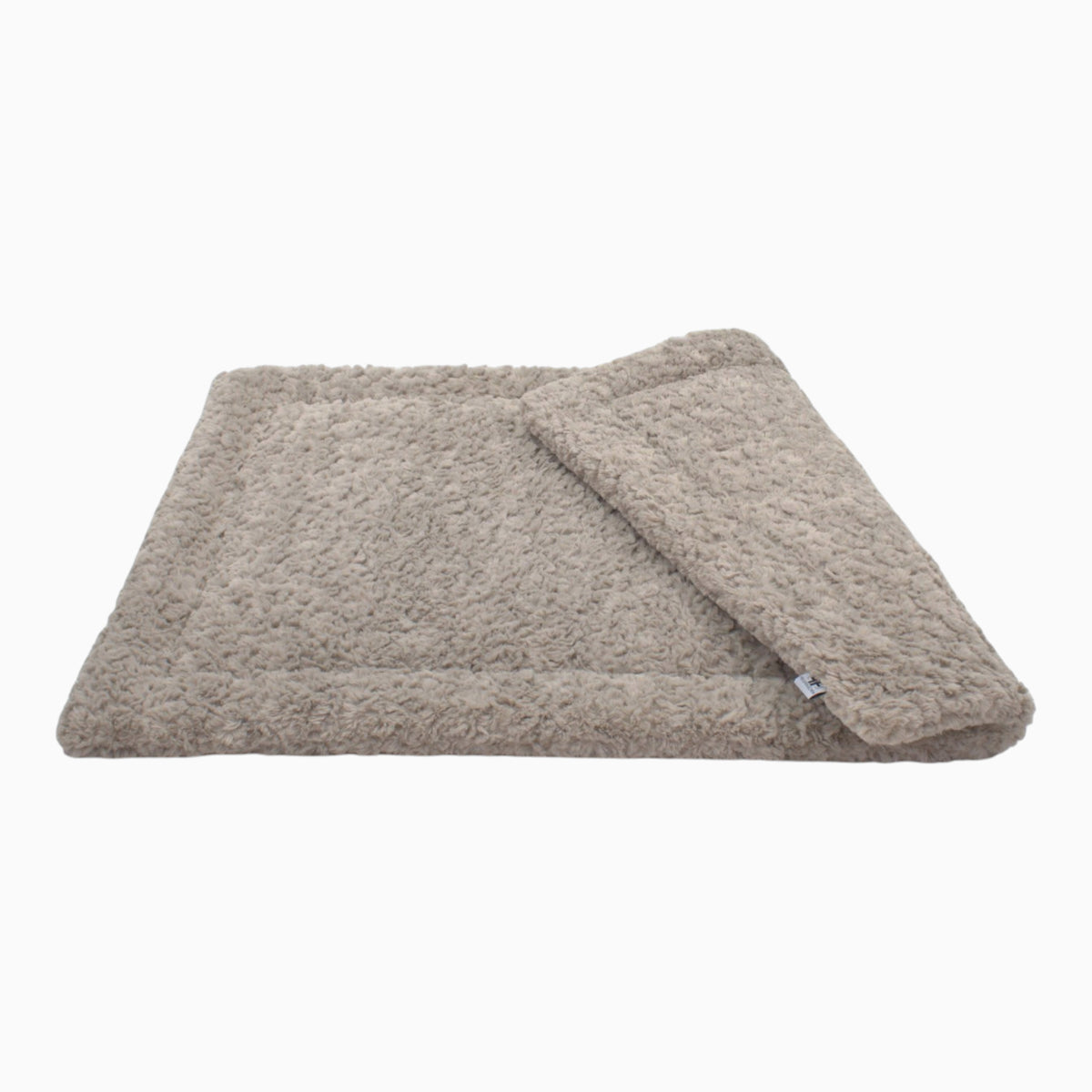 Wattierte Hundedecke Plaid Curly sand