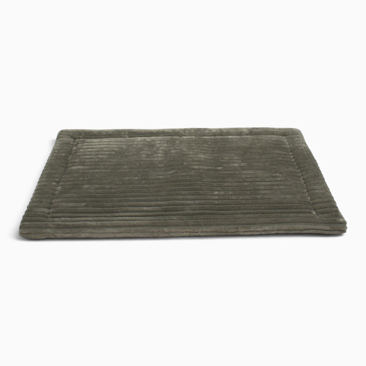 Wattierte Hundedecke Plaid Stripes olive