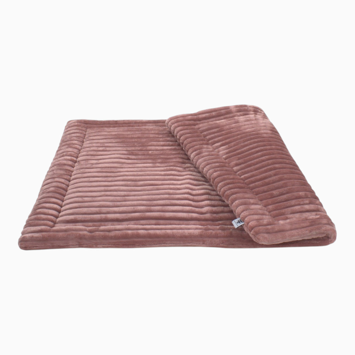 Wattierte Hundedecke Plaid Stripes rosé