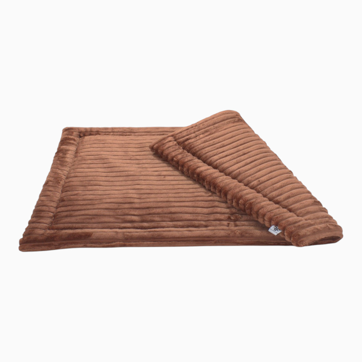 Wattierte Hundedecke Plaid Stripes Zimt
