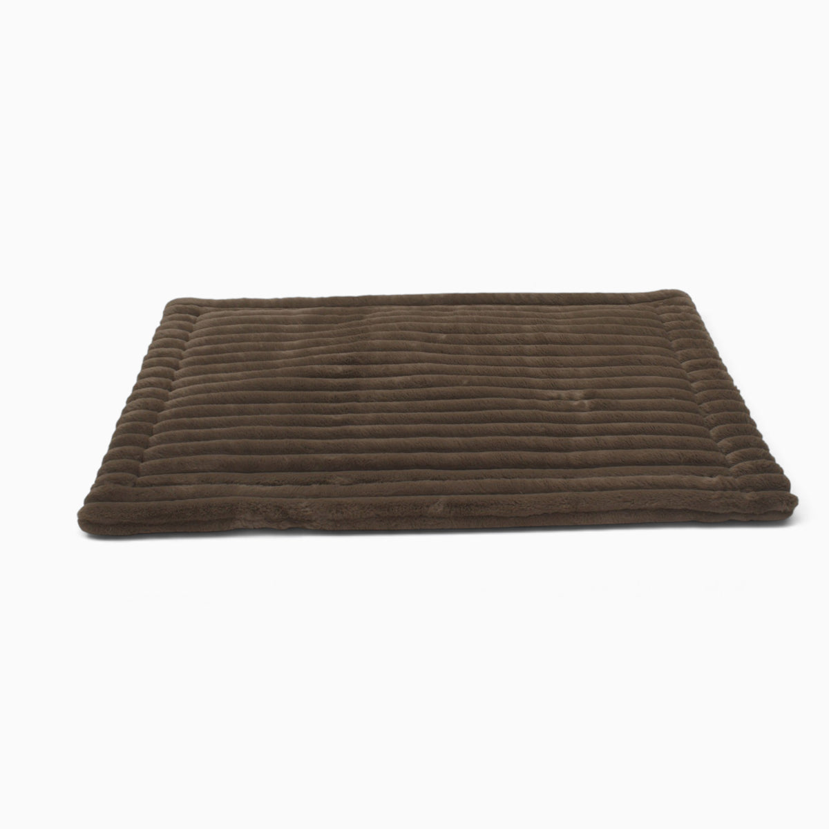 Wattierte Hundedecke Plaid Big Stripes Chocolate