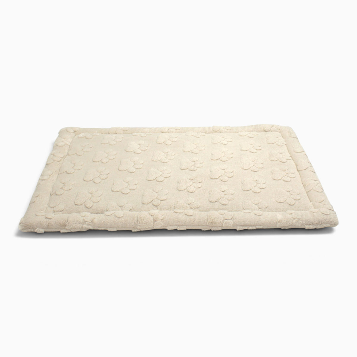 Wattierte Hundedecke Plaid Paws beige