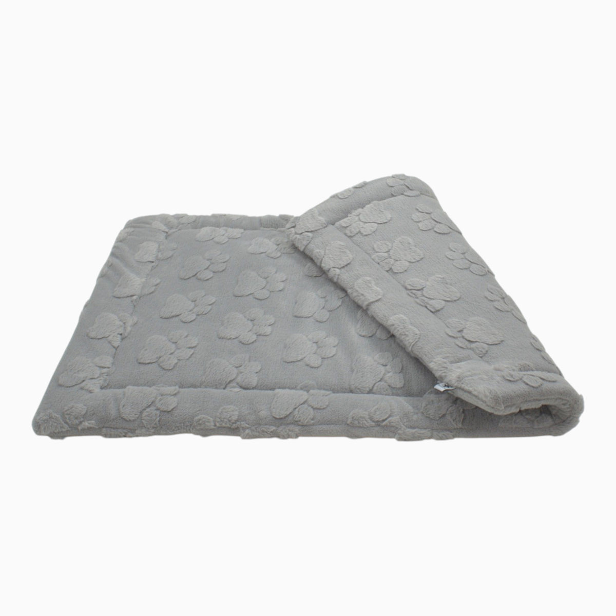 Wattierte Hundedecke Plaid Paws grey