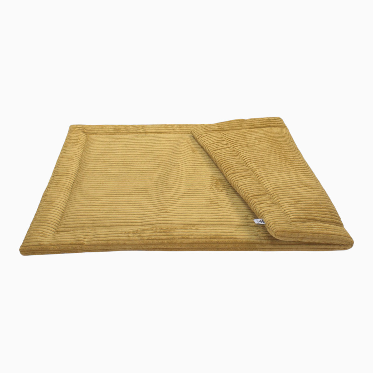 Wattierte Hundedecke Plaid Cord Sahara