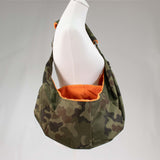 Frau Frauchen Hundetragetasche Cuddly-Bag Camo-Orange für Hunde und Haustiere