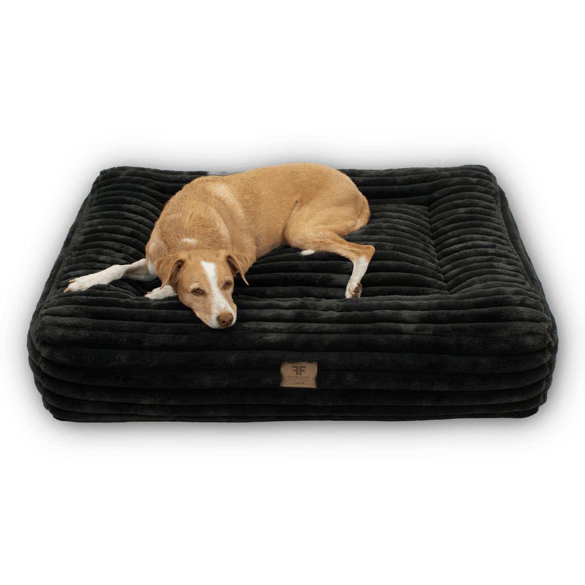 Hundebett Letto Big Stripes Charcoal