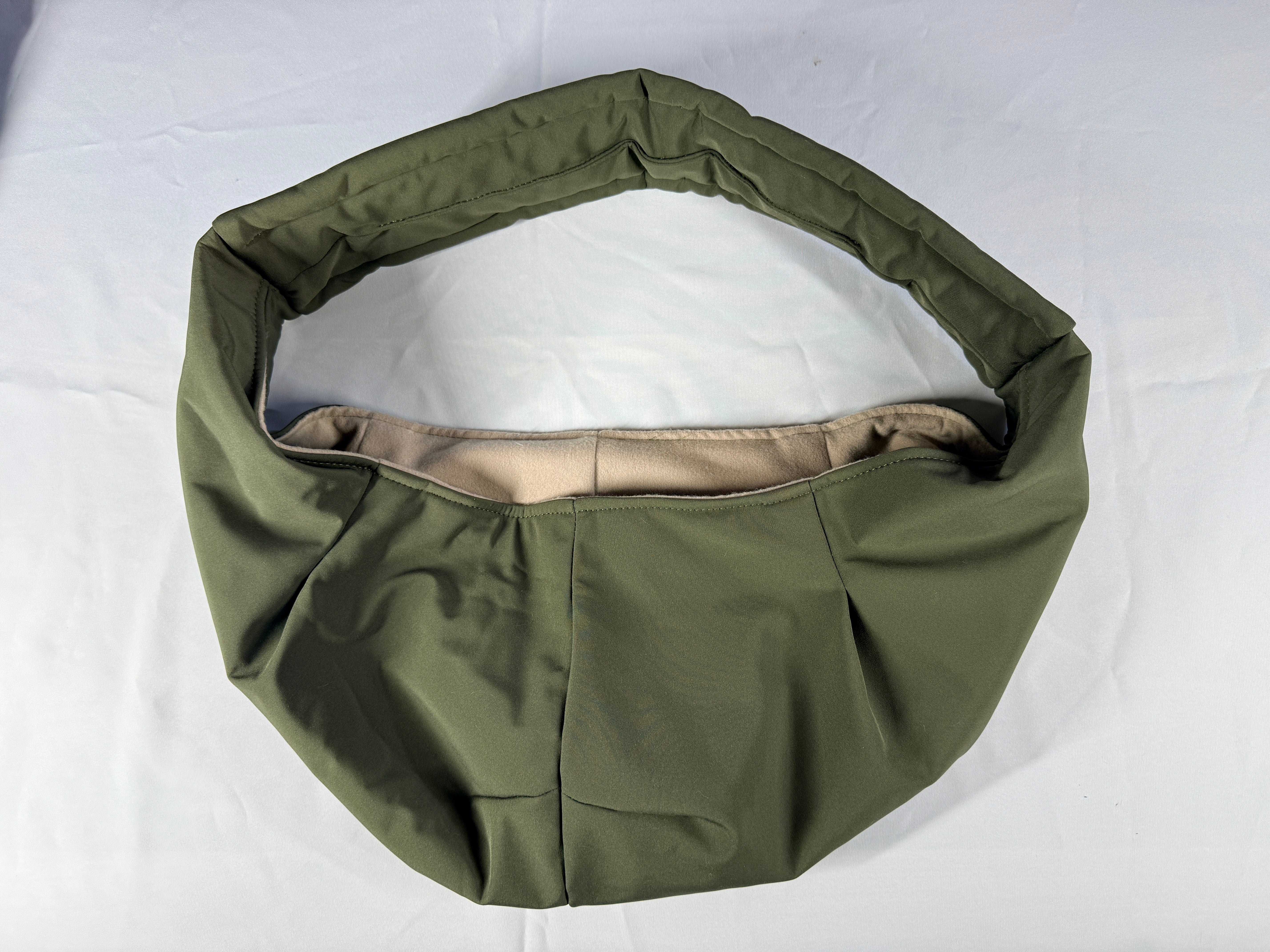 Hundetragetasche Cuddly-Bag Softshell Olive nicht verstellbar