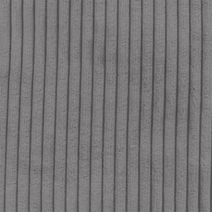 Eine Stoffprobe von der Manufaktur für Hunde. Das Stoffmuster hat die Farbe Cord Grigio.