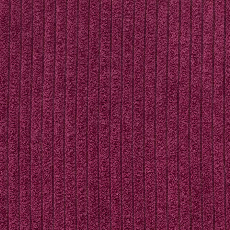 Eine Stoffprobe von der Manufaktur für Hunde. Das Stoffmuster hat die Farbe Cord Merlot.