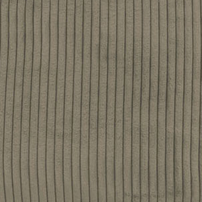 Eine Stoffprobe von der Manufaktur für Hunde. Das Stoffmuster hat die Farbe Cord Pistacchio.