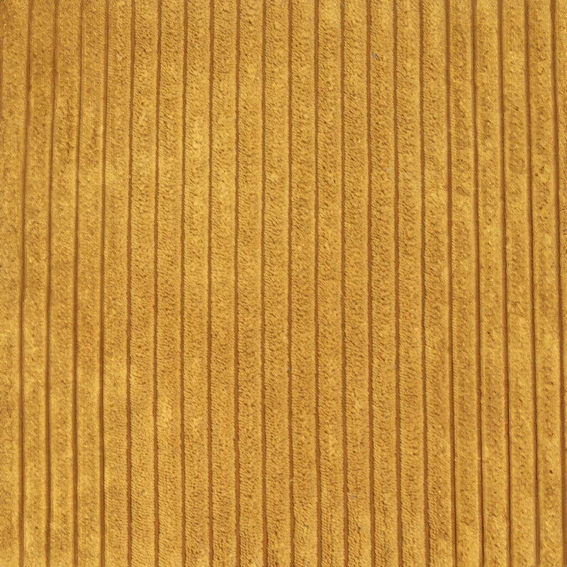 Eine Stoffprobe von der Manufaktur für Hunde. Das Stoffmuster hat die Farbe Cord Sahara.