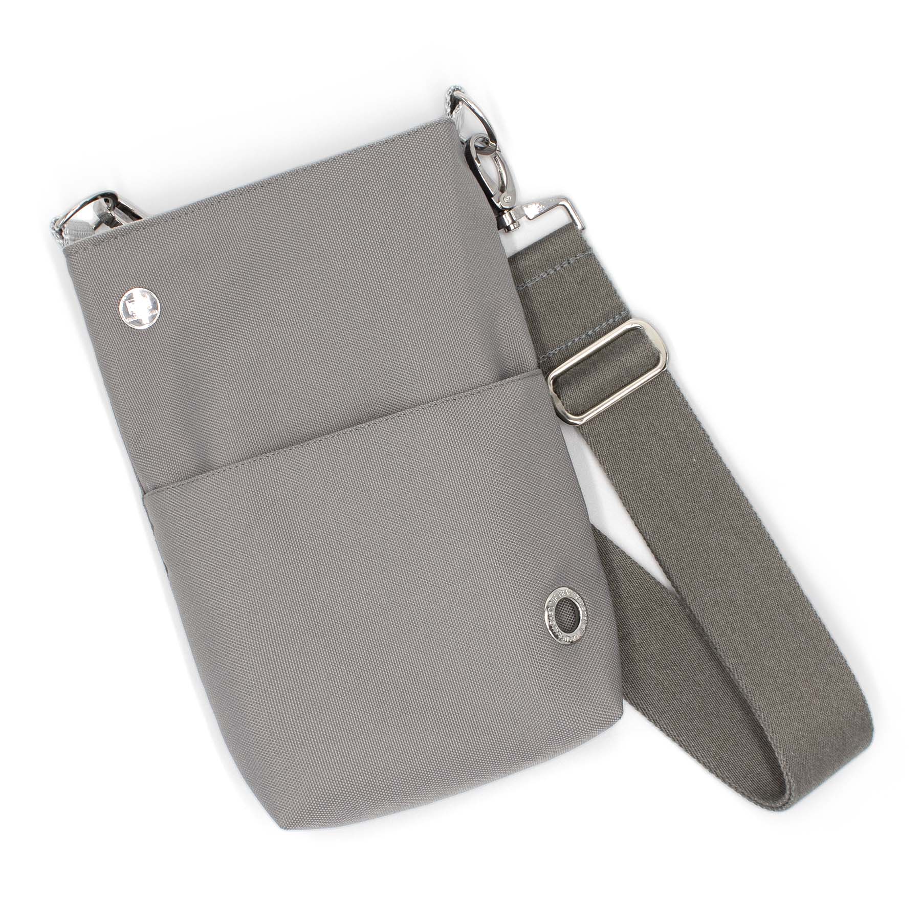 Frau Frauchen Gassitasche Hellgrau für Hunde und Haustiere