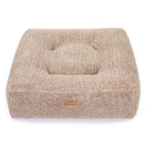 Frau Frauchen orthopädisches Hundebett Nubes® Curly Sand für Hunde und Haustiere