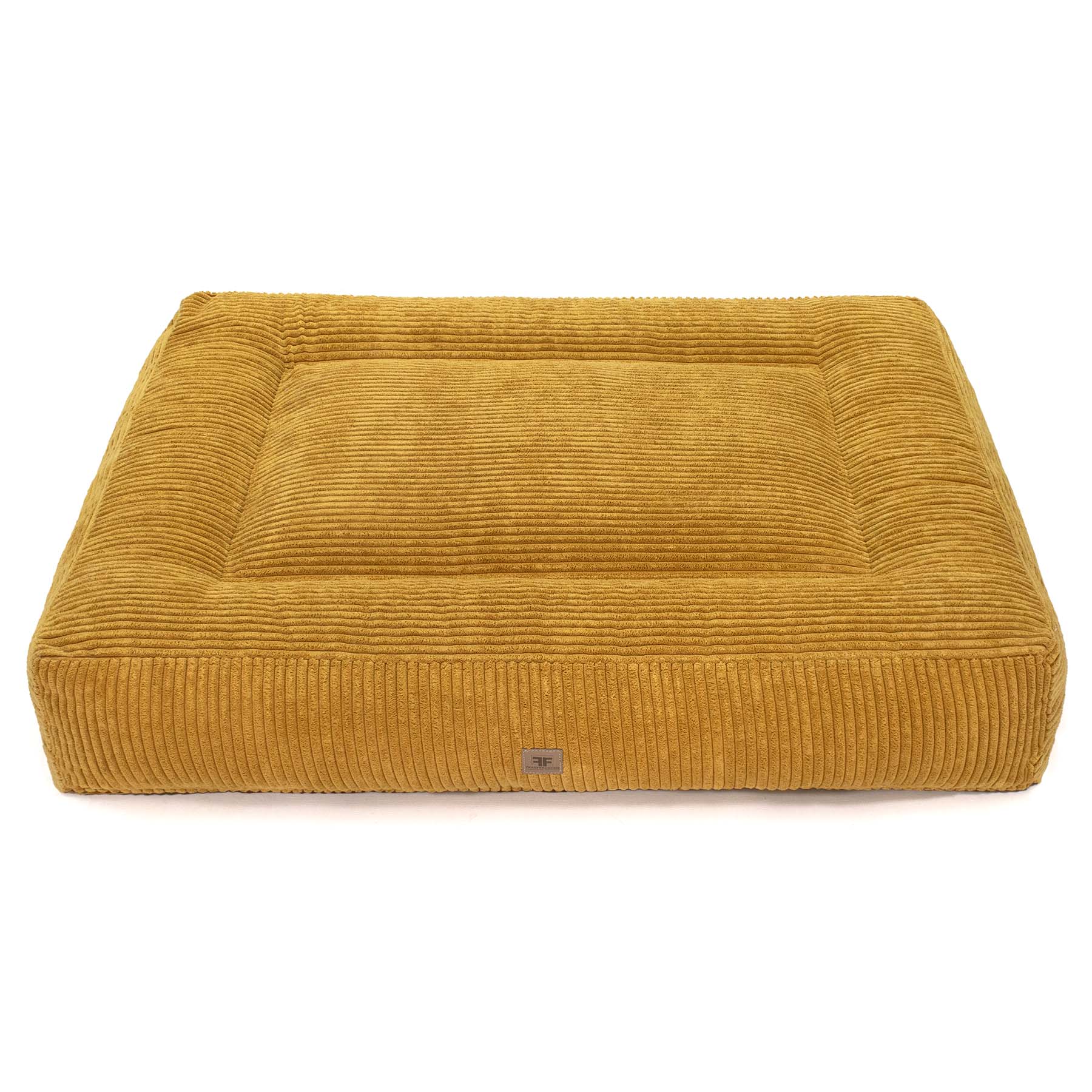 Frau Frauchen Wechselbezug Hundebett Letto Cord Sahara für Hunde und Haustiere