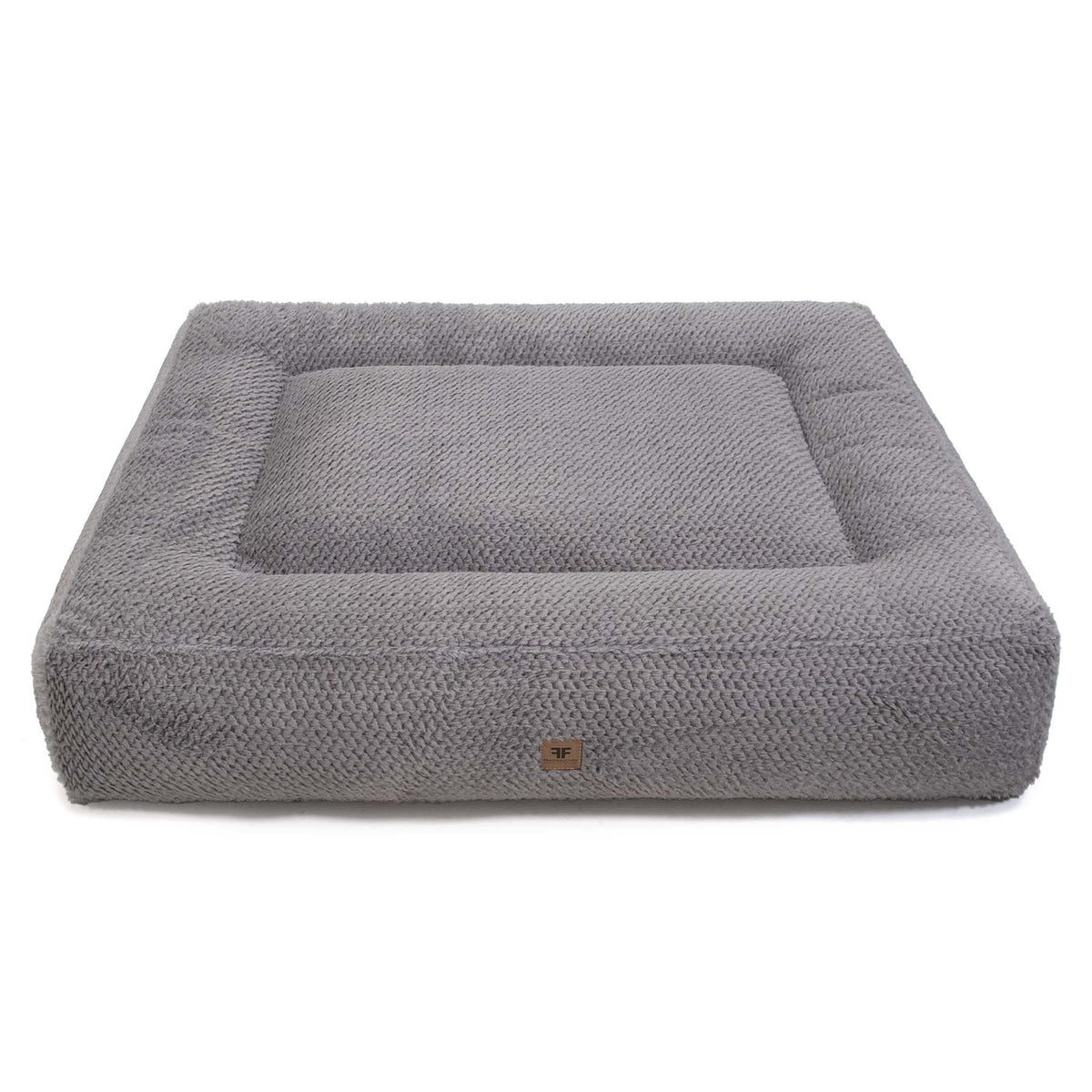 Orthopdisches Hundebett Letto Dots Grey | Frau Frauchen