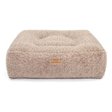 Frau Frauchen orthopädisches Hundebett Nubes® Curly Sand für Hunde und Haustiere