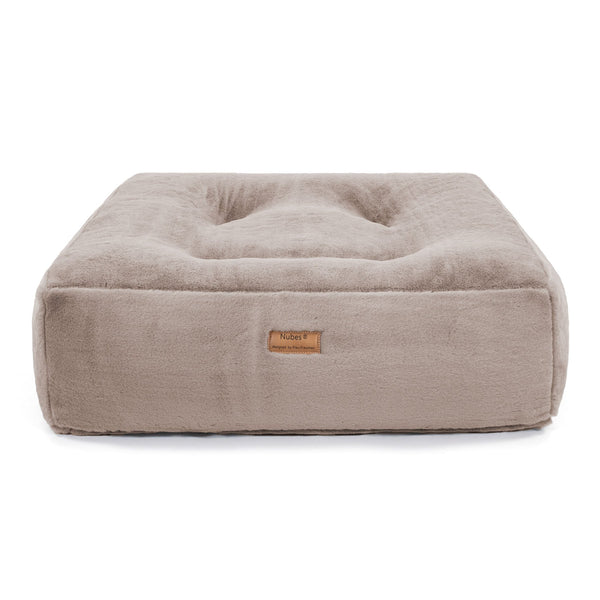 Frau Frauchen orthopädisches Hundebett Nubes® Premium Havanna für Hunde und Haustiere